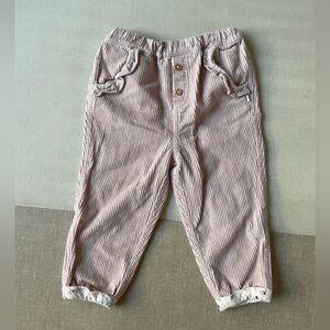 Baby Mori Corduroy Pants - Blush